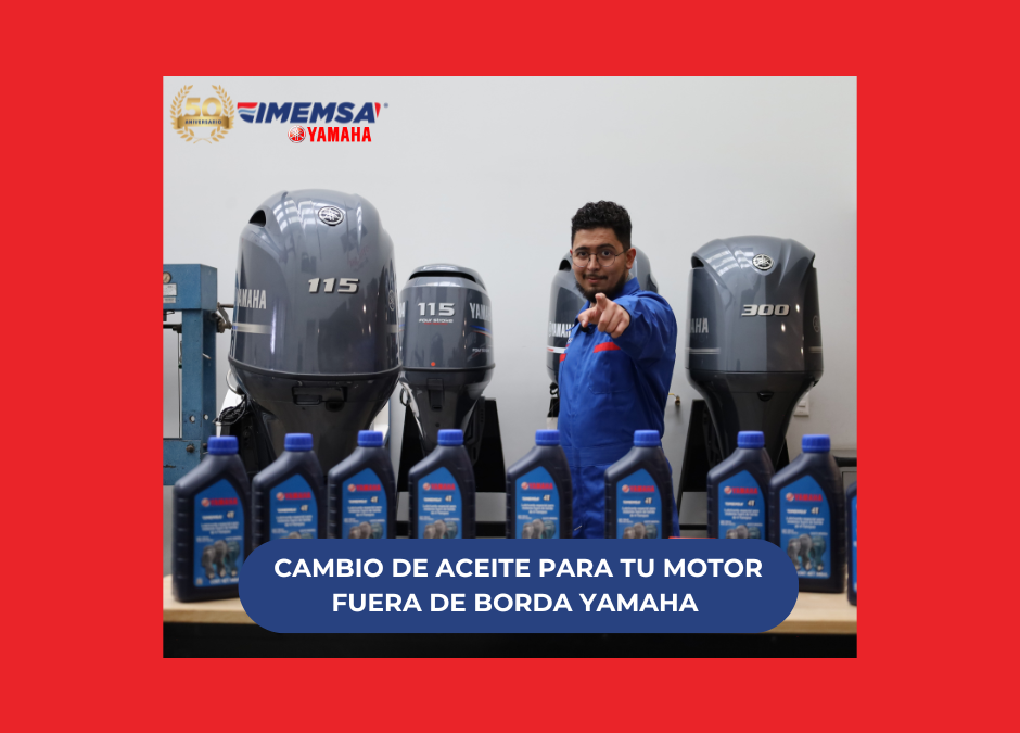 Cambio de Aceite (Maquina) para tu Motor Fuera de Borda YAMAHA